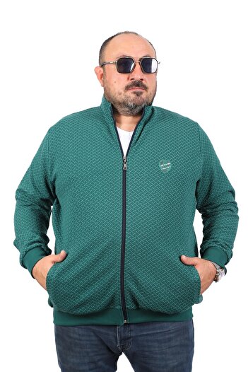 Starbattal Plus Size Zippered Cardigan Impact 22716-nefti