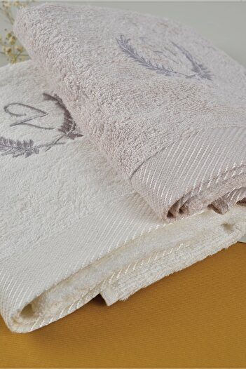 MaLana Havlu Daphne Towel Set 2pcs 50x90 Size