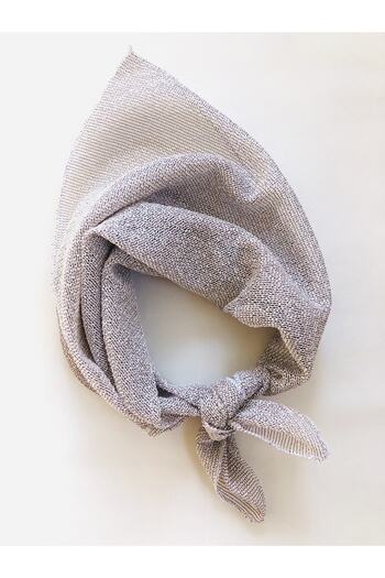 kubbe Light Lilac Cotton Fabric Square Scarf