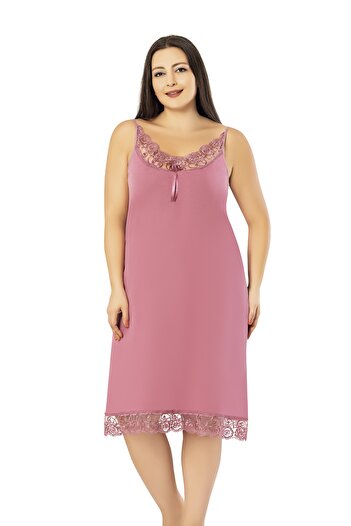 BNM Women's Plus Size (oversized) Strappy Nightgown