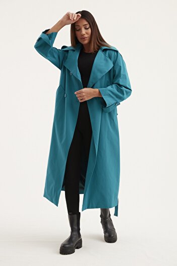 SahraAfra Creed Oversized Trenckot
