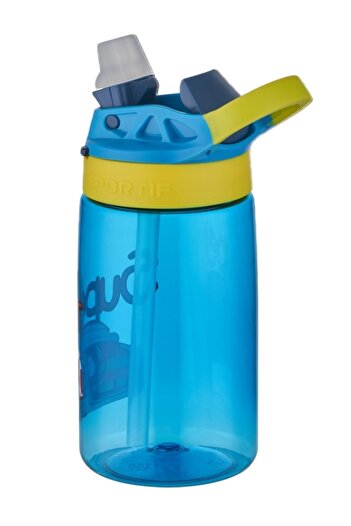 DILLER Children's Thick Tip 500 Ml Tritan Water Bottle with Straw - Special Extra Lock Mechanism -