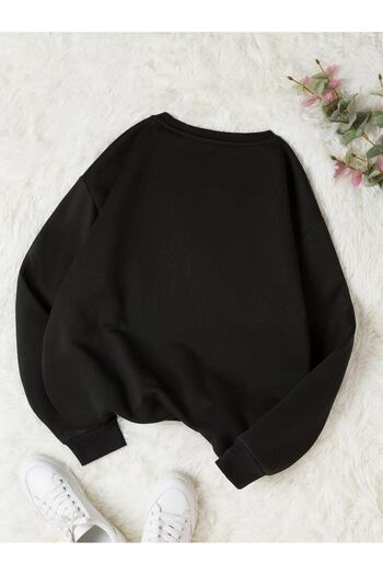 Machetta Φούτερ με 3 κλωστές Brooklyn Printed Oversize Crew Neck
