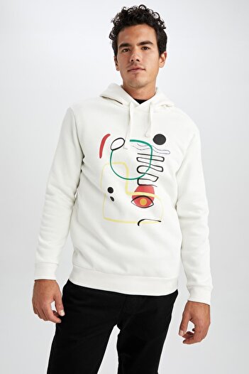 DeFacto Світшот з капюшоном Regular Fit