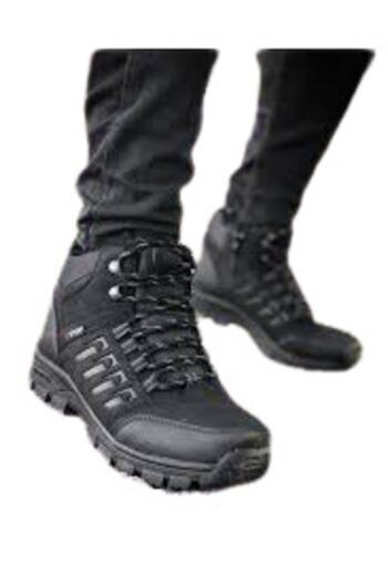 XStep Unisex Μαύρες μπότες πεζοπορίας