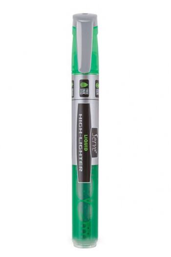 Serve Highlighter Marker Pen Liquid Green