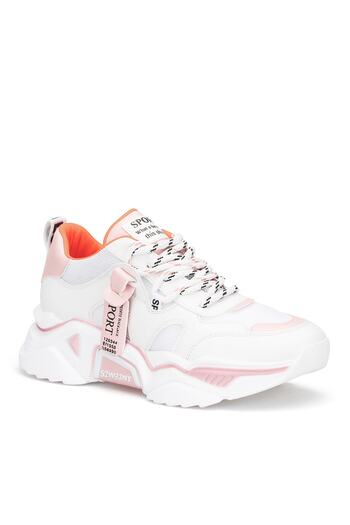 DARK SEER Kadın Beyaz Pudra Sneaker