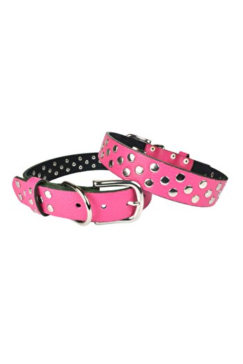 Bestie Atlanta Large Leather Dog Collar 55 Cm