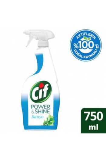 Cif Power & Shine Banyo Ve Mutfak Spreyi. 750 Ml*2 Adet..