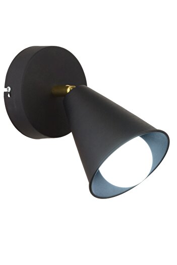 NisaLuce Siyah Spot Metal Aplik