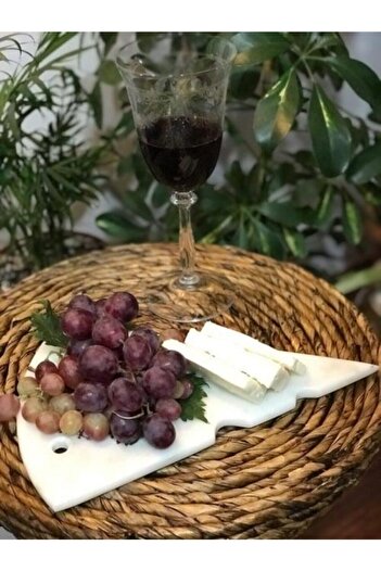 Modestmar Calacatta Marble Cheese Presentation Plate