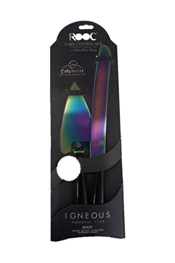 Rooc Cake Master Rainbow Cake Serving Set