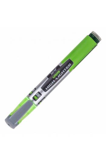 Serve Highlighter Marker Pen Liquid Pastel Green