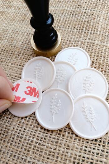 Dekorden Ready Made Wax Seal - Pearl White
