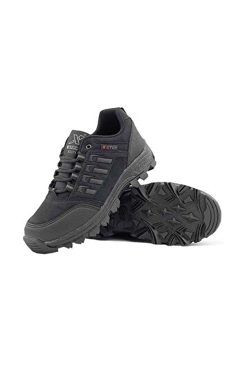 SONYER AYAKKABI Xstep Unisex Μαύρες X6 Αδιάβροχες Κοντές Μπότες Winter Trekking