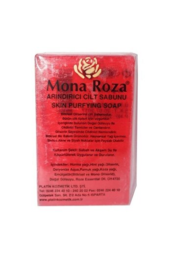 MonaRoza Purifying Rose Extract Skin Soap 75 gr