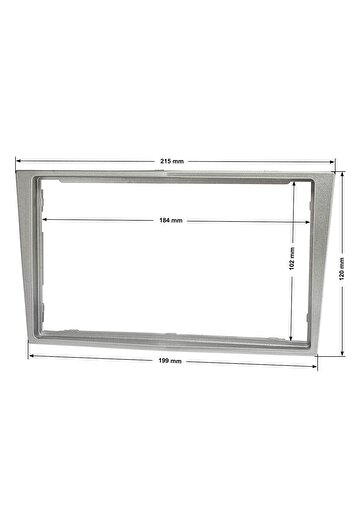 Next Oto Opel Corsa C Tape Frame Gray Dauble