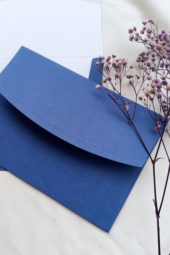 Dekorden Blue Invitation Envelope, 100 Pieces