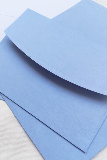 Dekorden Light Blue Invitation Envelope, 100 Pieces