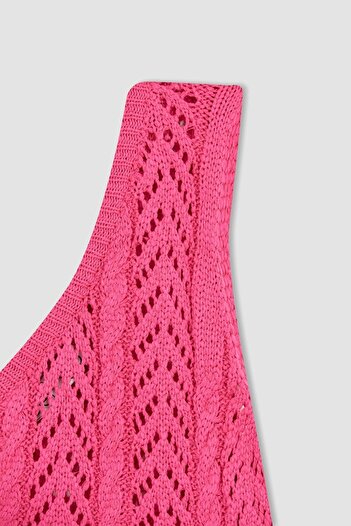 DeFacto Πλεκτό εσώρουχο One Shoulder Crop