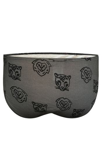 darkzone Animal Patterned Anthracite Men's Fit Slip