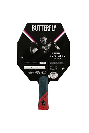 BUTTERFLY Dimitrij Ovtcharov Black Table Tennis Racket
