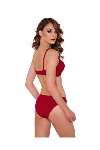 AYCI Lace Detailed Supported Micro Bra Set