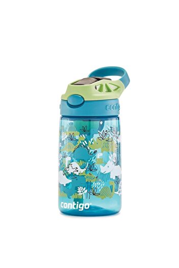 Contigo Gizmo Flip Pro Dinos Tritan Çocuk Suluğu 420ml Yeşil