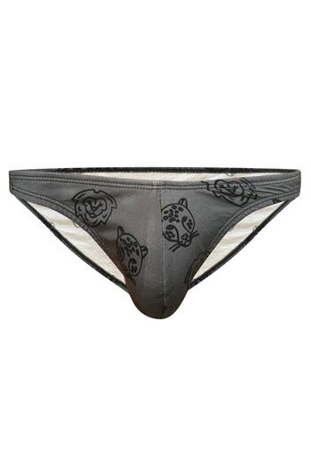 darkzone Animal Patterned Anthracite Men's Fit Slip