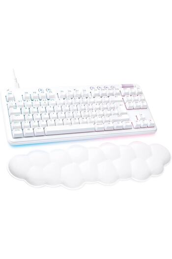 logitech G713 Aurora Wired Gaming Kyesi with Ligync Rgb Lighting, Clickable Keypad (Gx Blue),