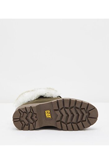 Caterpillar Utah Fur Dark Olıve Nubuk Kadın Bot