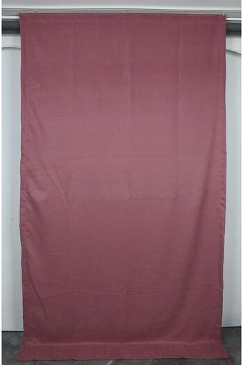 AKÇA TEKSTİL Woven Dried Rose Color (extraphore Drawstring) Single Wing Background Curtain 150x260 Cm