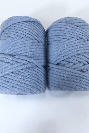 Hobigram Snur de frânghie macrame albastru bebeluș Coș de frânghie țesut Kaykan Supla Geantă leagăn Mop Snur Tress 10 metri