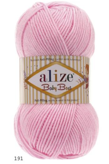 Alize Best Pink Baby 5 Colors: 191