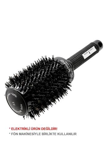 LAND OF MYTH 53 mm-Lom1094 Nano Technology Ceramic + Ionic Thermal Blow Dry Hair Brush, Natural Horsehair Teeth, Professional