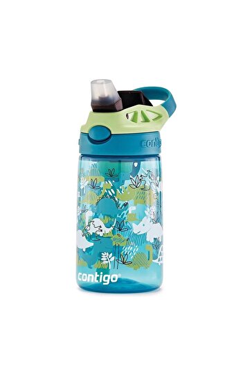 Contigo Gizmo Flip Pro Dinos Tritan Çocuk Suluğu 420ml Yeşil