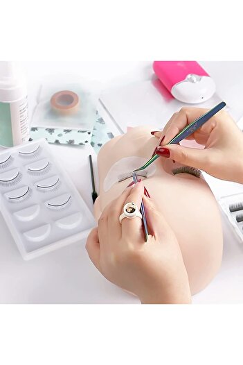 Lashlusion Eğitim Kirpiği Ipek Kirpik Uygulama Için