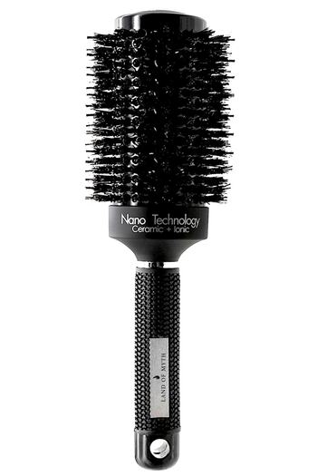 LAND OF MYTH 53 mm-Lom1094 Nano Technology Ceramic + Ionic Thermal Blow Dry Hair Brush, Natural Horsehair Teeth, Professional