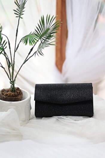 Moom Bag Γυναικεία τσάντα ώμου σε ασημί μαύρο Mini Box