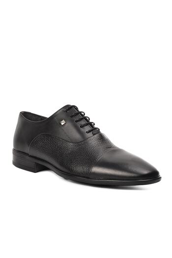 Fosco 2805 Black Genuine Leather Men's Classic Shoes
