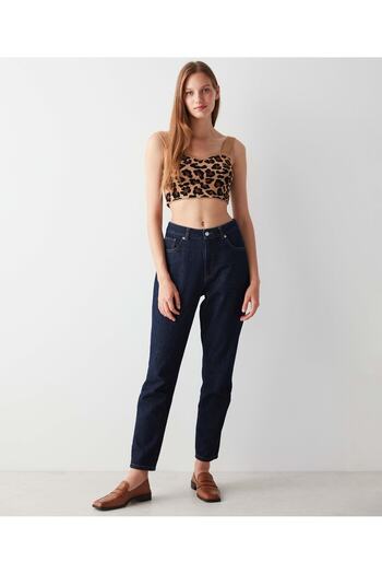 İpekyol Leopard Pattern Knitwear Bustier
