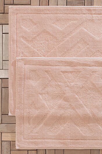 Yataş Milo Bath Mat Set - Powder
