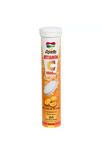 Apexis Vitamin C 1000 Mg 20 Effervescent Tablets