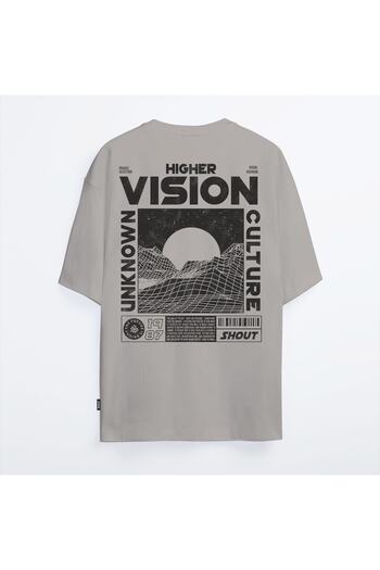 Shout Μπλουζάκι Oversize Higher Vision Oldschool Unisex