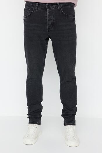 Trendyol Collection Flexible, anthrazitfarbene Skinny-Fit-Jeans – Slim-Fit-Jeans TMNAW23JE00055