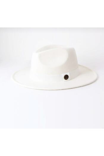 laviyonsa Cowboy Model Felt Fedora Hat Unisex