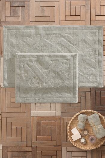 Yataş Milo Bath Mat Set - Nile Green