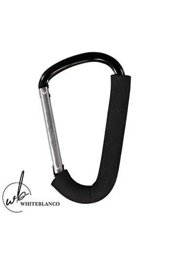 WHITEBLANCO Clip Stroller Hook 15 Cm Black Bag Carrier