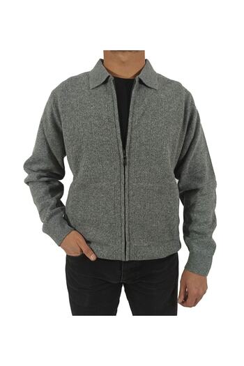 dcn giyim 1985 Men's Fire Polo Collar Cardigan-2551