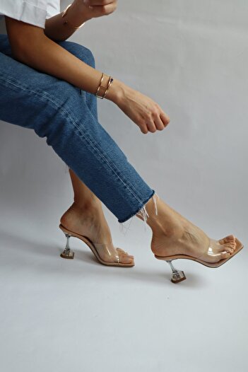 Ömer Ediz Shoes Papuci Nudi Transparenti T-15948